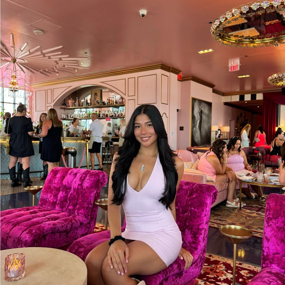 Pink Sleeveless Bodycon Dress